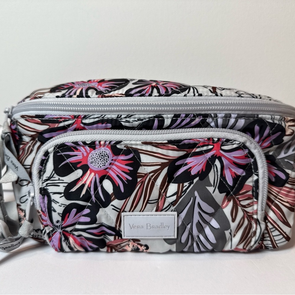Vera Bradley Belt Bag Ultralight Sun Washed Tropical Floral Print Preowned Purse